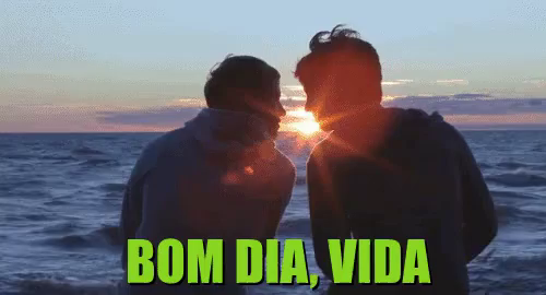 Bom Dia Vida, Bom Dia Amor / Casal Apaixonado / Beijo / GIF - Good Morning  Life Couple Kiss - Discover & Share GIFs