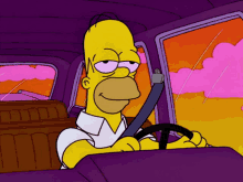 Homer Simpson Driving Gifs Tenor