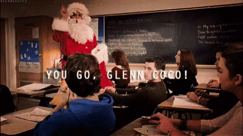 you go Glen Coco Christmas Card Mean Girls four for you Glen Coco 