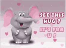 Love You GIF - Love You ElephantHug GIFs