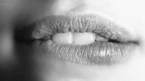 lip biting 