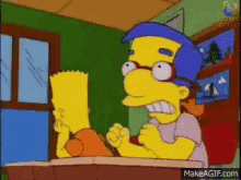 Everything Is Coming Up Milhouse Gif - Draw-vomitory