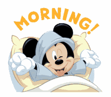 Mickey Mouse Good Morning GIF - MickeyMouse GoodMorning Morning GIFs