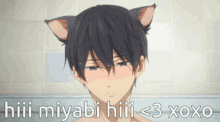 Cute Anime Cat Boy Gif