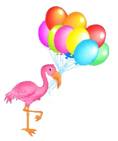 Happy Birthday Flamingo Gifs Tenor - flamingo roblox happy birthday