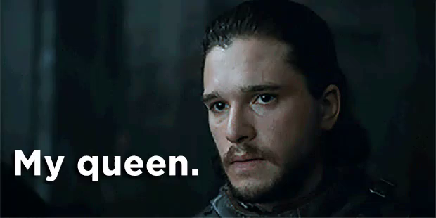 My Queen Gif Jonsnow Myqueen Discover Share Gifs