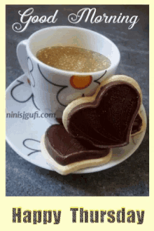 Good Morning Happy Thursday GIF - GoodMorning HappyThursday Coffee GIFs