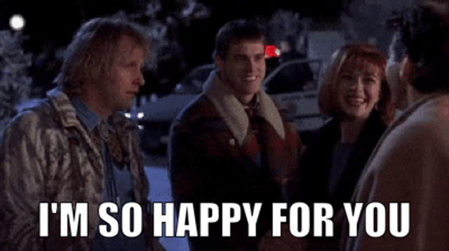 Dumb And Dumber Happy For You Gif Dumbanddumber Happyforyou Imhappyforyou Discover Share Gifs