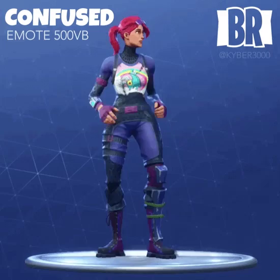 Fortnite Confused Emote Gif Fortnite Confused Gif Fortnite Confused Where Discover Share Gifs