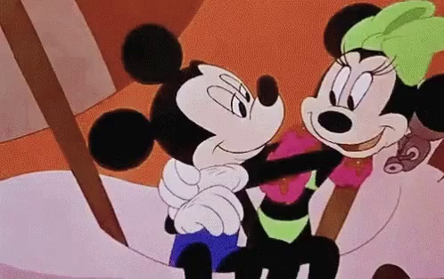 Kissing M Ickey Mouse Gif Kissing M Ickey Mouse Minnie Mouse Discover Share Gifs