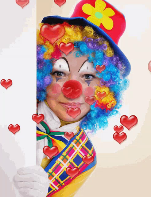 Clown Happy Gifs Tenor - killer clown roblox clown outfit