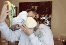Image result for smelly sneakers gif