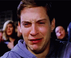 tobey maguire cry