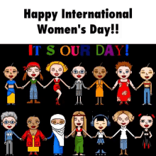 Image result for happy international women's day gif