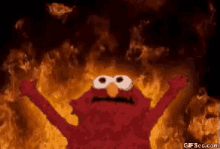 Elmo Hell GIF - Elmo Hell Fire GIFs