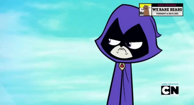 raven teen titans go angry