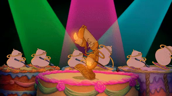Be Our Guest Lumiere Gifs Tenor
