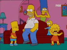 The Simpsons Homer Simpson GIF - TheSimpsons HomerSimpson BartSimpson GIFs