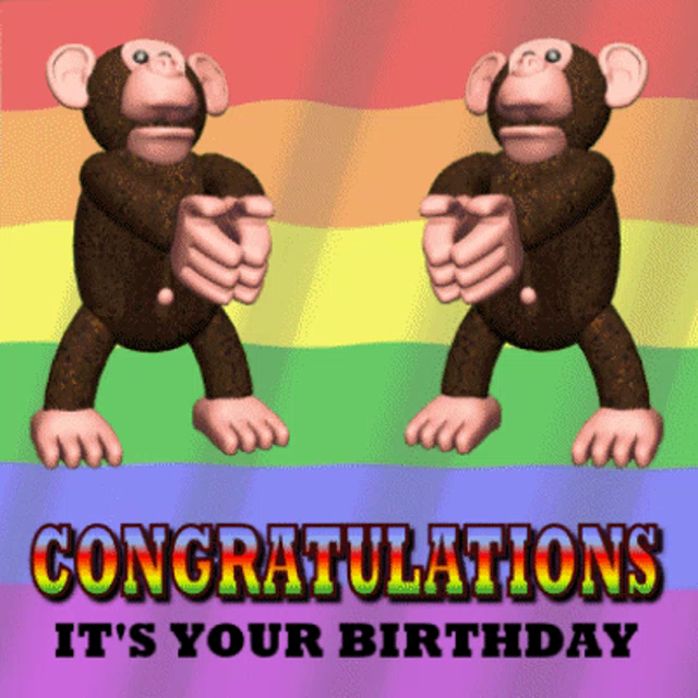 Monkeys Singing Happy Birthday Gifs Tenor