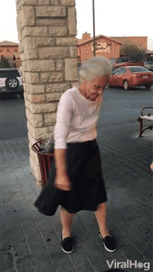Viralhog Grandma Dance GIF - Viralhog GrandmaDance BackPackDance GIFs