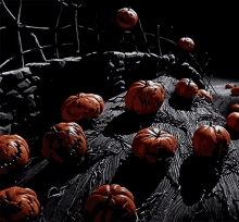 Ghosts Coming From Pumpkins GIF - GhostsComingFromPumpkins Pumpkins Ghosts GIFs