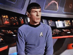 Spock showing emotions!