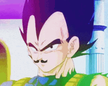 Image result for vegeta with mario stache