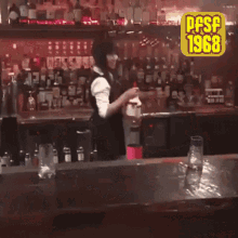 flair bartender gif