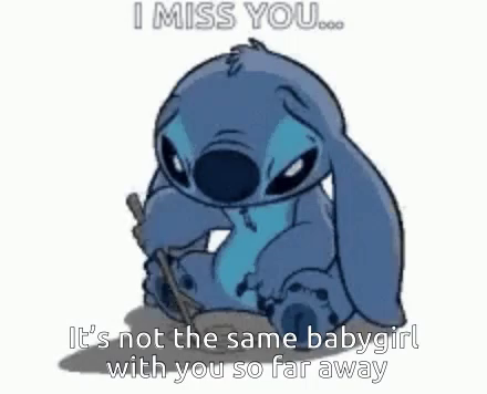 Miss You Baby Girl Gif Missyou Babygirl Stitch Discover Share Gifs