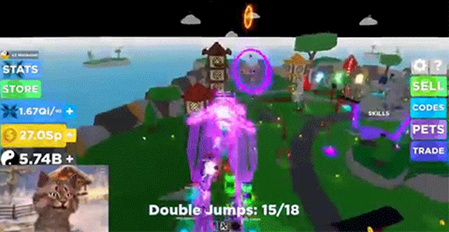 Double Jumps Pets Gif Doublejumps Pets Enterthehoop Discover Share Gifs - gravy cat man playing roblox ninja legends