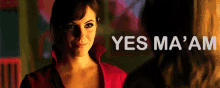 Yes Maam GIF - Bo YesMaam LostGirl GIFs