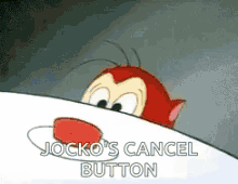 do not press the red button ren and stimpy