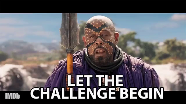 Let The Challenge Begin Zuri Gif Letthechallengebegin Zuri Blackpanther Discover Share Gifs