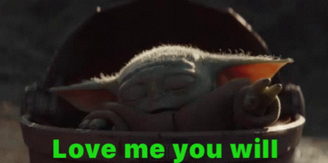 Baby Yoda Gif Baby Yoda Themandalorian Discover Share Gifs