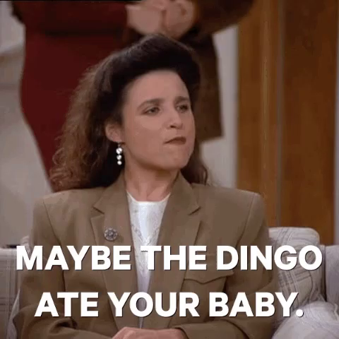 A Dingo Ate My Baby Seinfeld Gifs Tenor