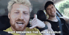 Stop Breaking The Law Asshole Gifs Tenor