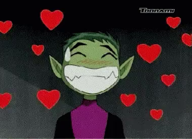 Beast Boy Love Gif Beastboy Love Heart Discover Share Gifs