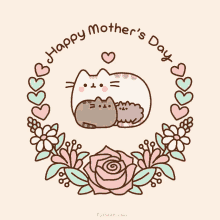 Happy Mothers Day Pusheen GIF - HappyMothersDay MothersDay Pusheen GIFs
