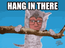 hang in there cat meme original