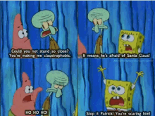 Spongebob And Patrick Hugging Squidward