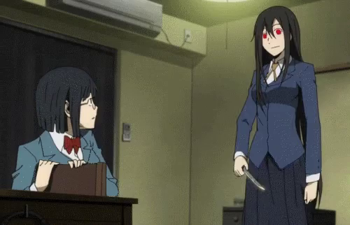 Durarara Drrr Gif Durarara Drrr Anri Discover Share Gifs