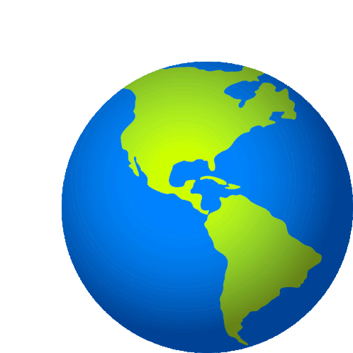 Rotating Earth Gif Transparent Background - Globe Clipart Animation ...