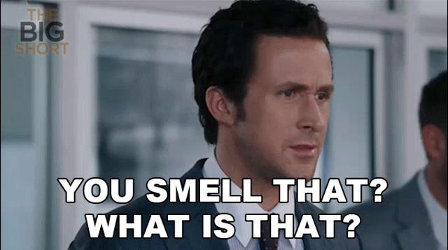 You Smell That What Is That Jared Vennett GIF - YouSmellThatWhatIsThat JaredVennett RyanGosling - Discover & Share GIFs