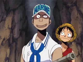 One Piece Marine Gif One Piece Marine Luffy Discover Share Gifs