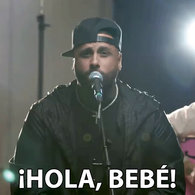 Hola Bebe Gif Hola Bebe Nickyjam Discover Share Gifs