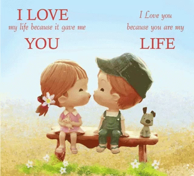 Ilove You Ilove My Life Because It Gave Me You Gif Iloveyou Ilovemylifebecauseitgavemeyou Youaremylife Discover Share Gifs