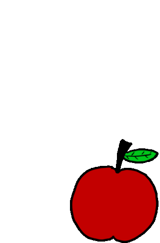 apple animated gif in text