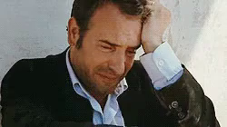 Jean Dujardin Gif Jeandujardin Pleurer Triste Discover Share Gifs