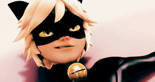 Miraculous Lady Bug Chat Noir Gif Miraculousladybug Chatnoir Wink Discover Share Gifs