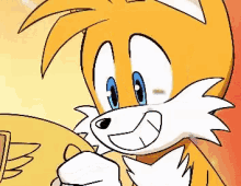 Sonic/Tails Flying GIF